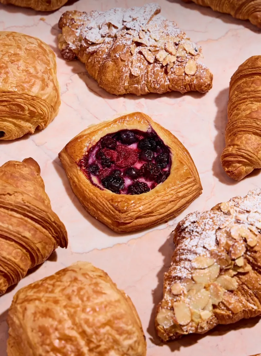 Soft Sip Surry Hills — pastries and croissants